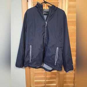 Navy Hooded Jacket
